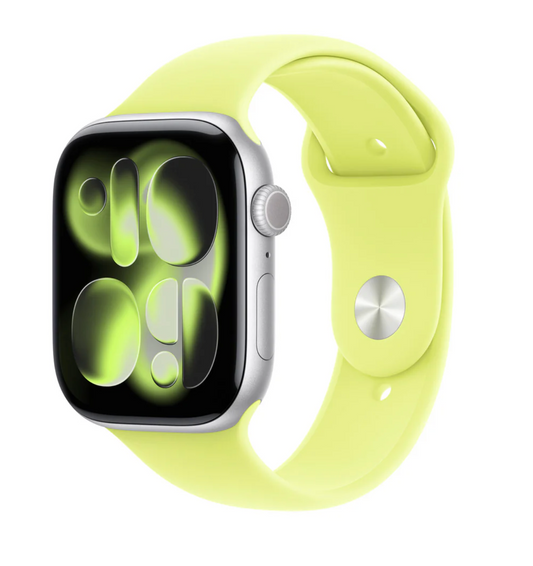 AW Series 11 - Aluminium | Jaune Fluo | Bracelet Sport Jaune Fluo